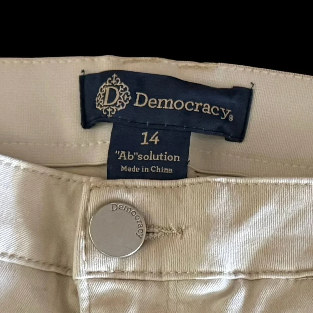 Democracy Ab-solution High Rise Boot Cut Tummy Control Jeans “Stone” - Size 14 - Picture 5 of 8